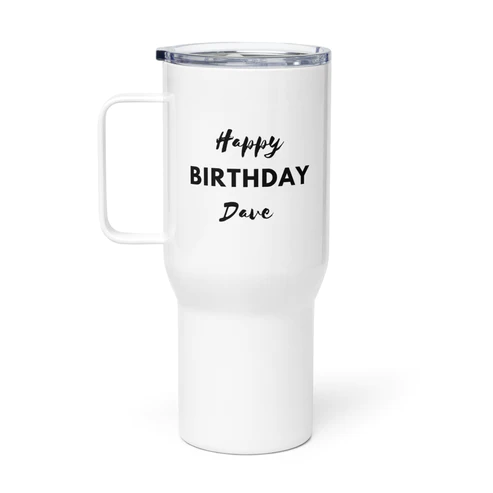 Personalized Happy Birthday Mug - Unisex Gift Ideas